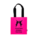 Fighting Animal Testing – Pink Tote Bag – Each - 图片 2